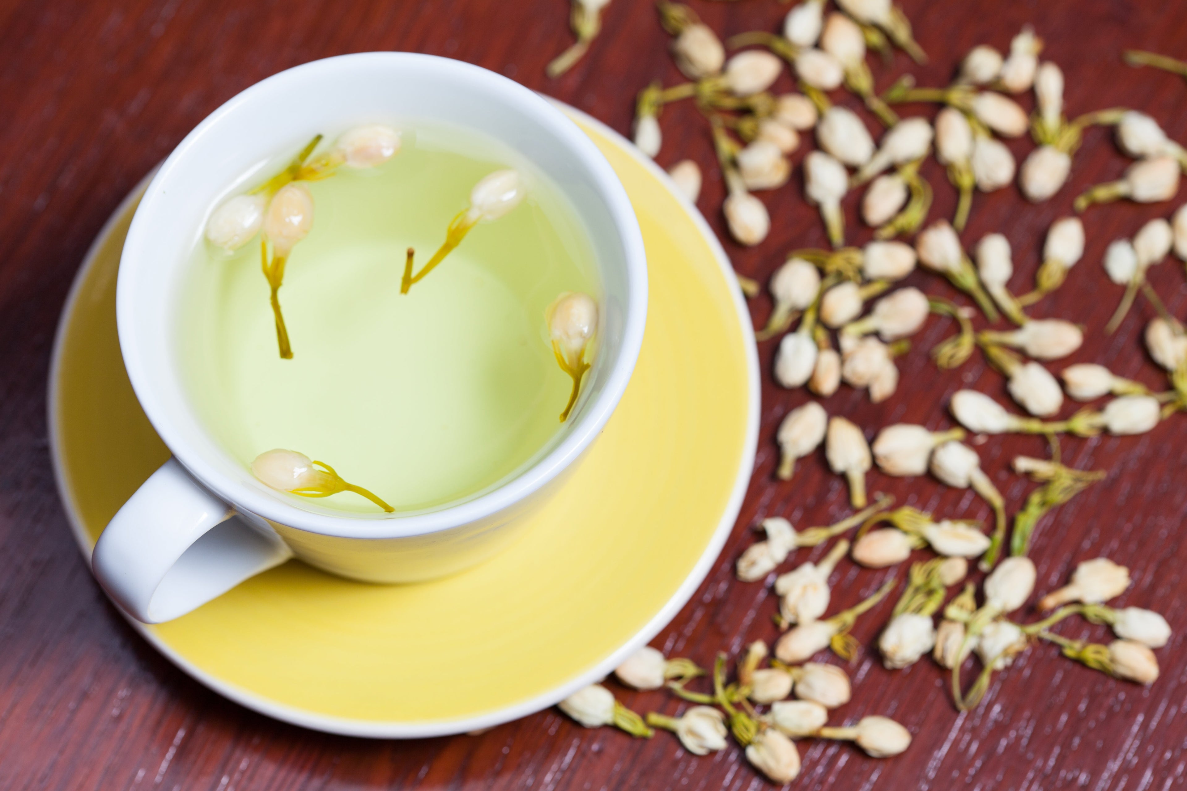 Cup of Jasmine Flower Tea