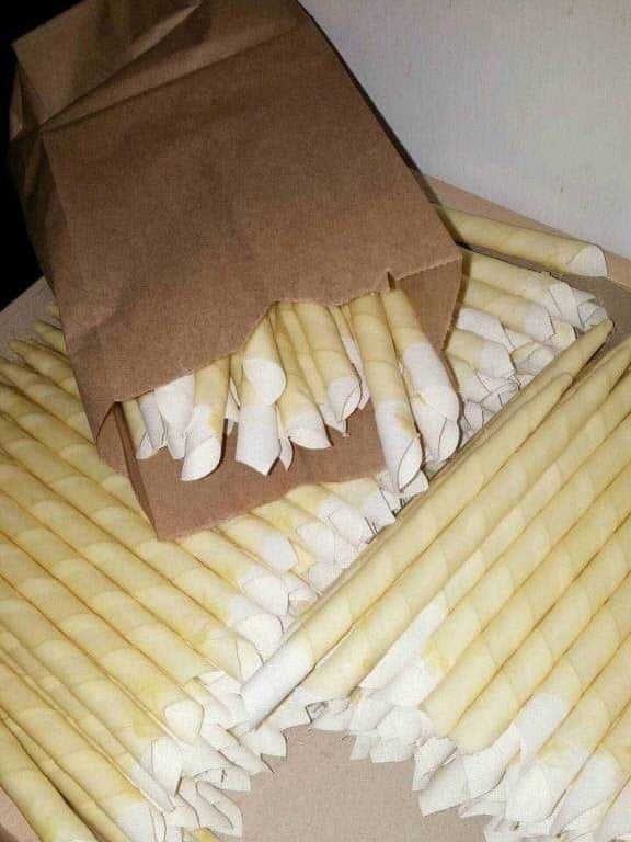 Ear Candles Organic Natural Hemp and Beeswax - Bulk quantities 20 or 30 candles