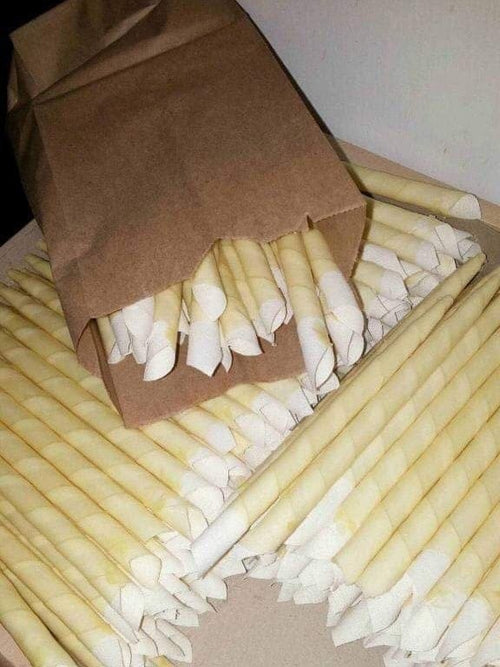 Ear Candles Organic Natural Hemp and Beeswax - Bulk quantities 20 or 30 candles