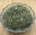 Organic Hyssop Herb, Hyssopus officinalis.  An evergreen garden herb of the mint family.  Dried herb, used to make tea.  Naturally dried.
