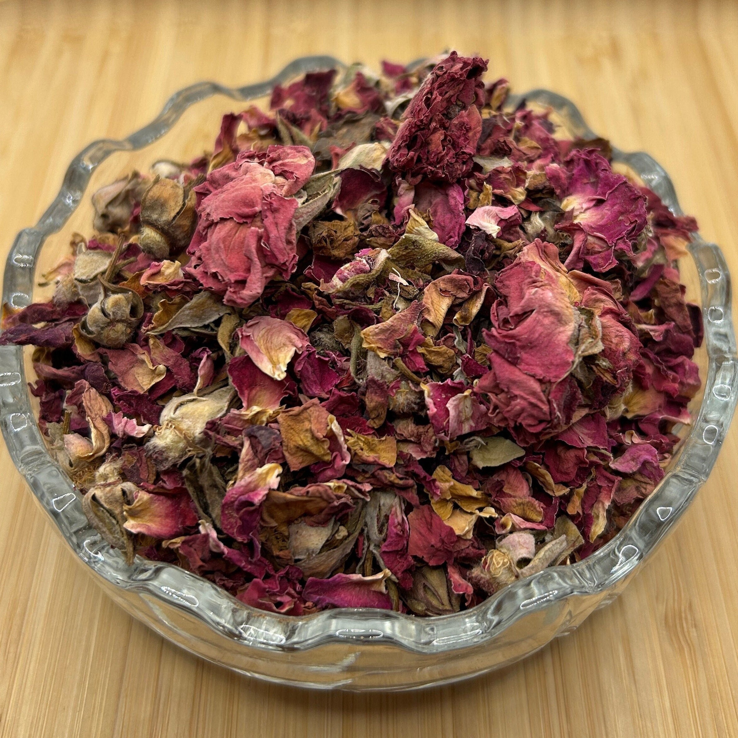 Rose Petals and Rose Buds mixed.