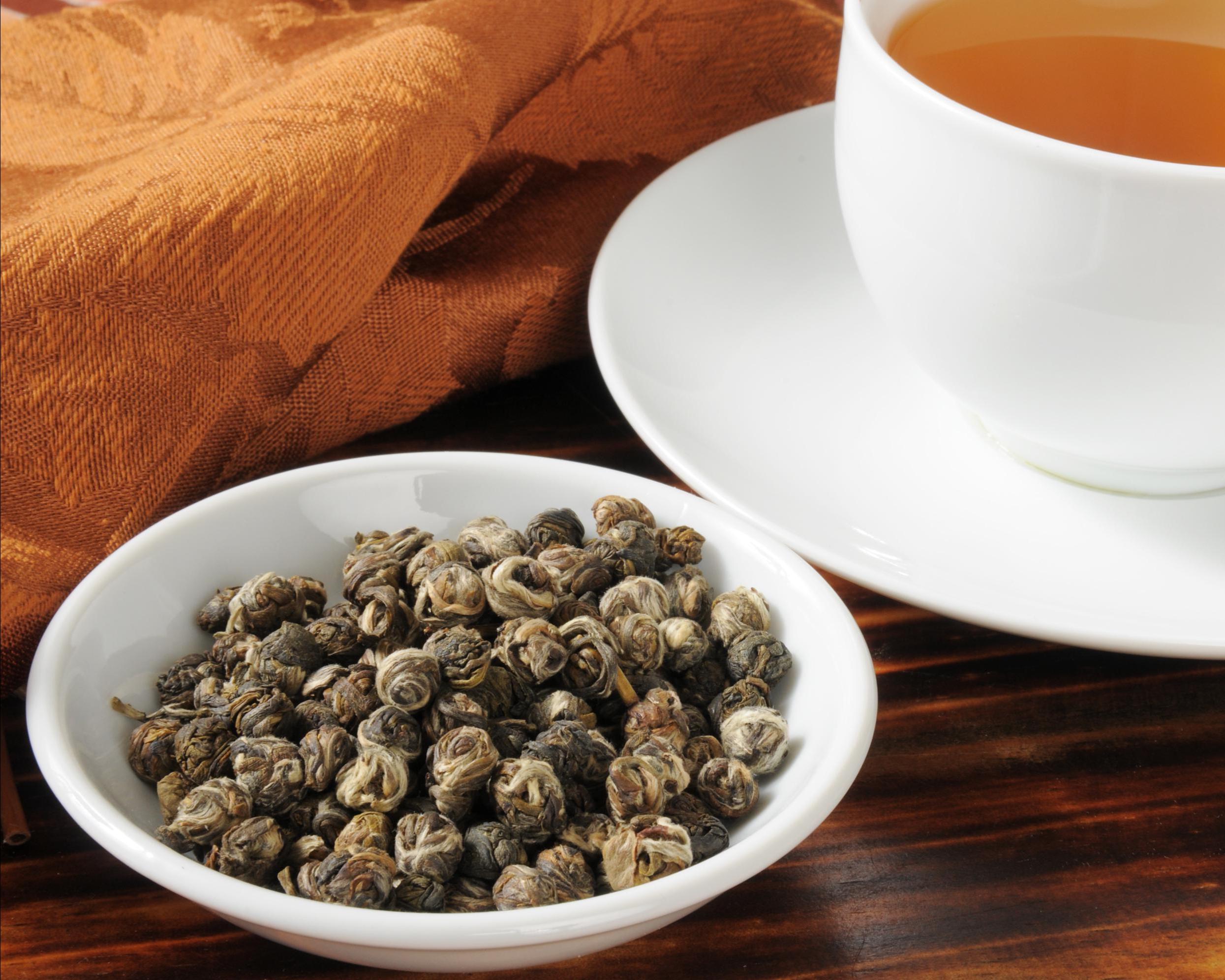 Jasmine Pearls - Green Tea Wildcrafted - Camellia sinensis + Jasminum sambac