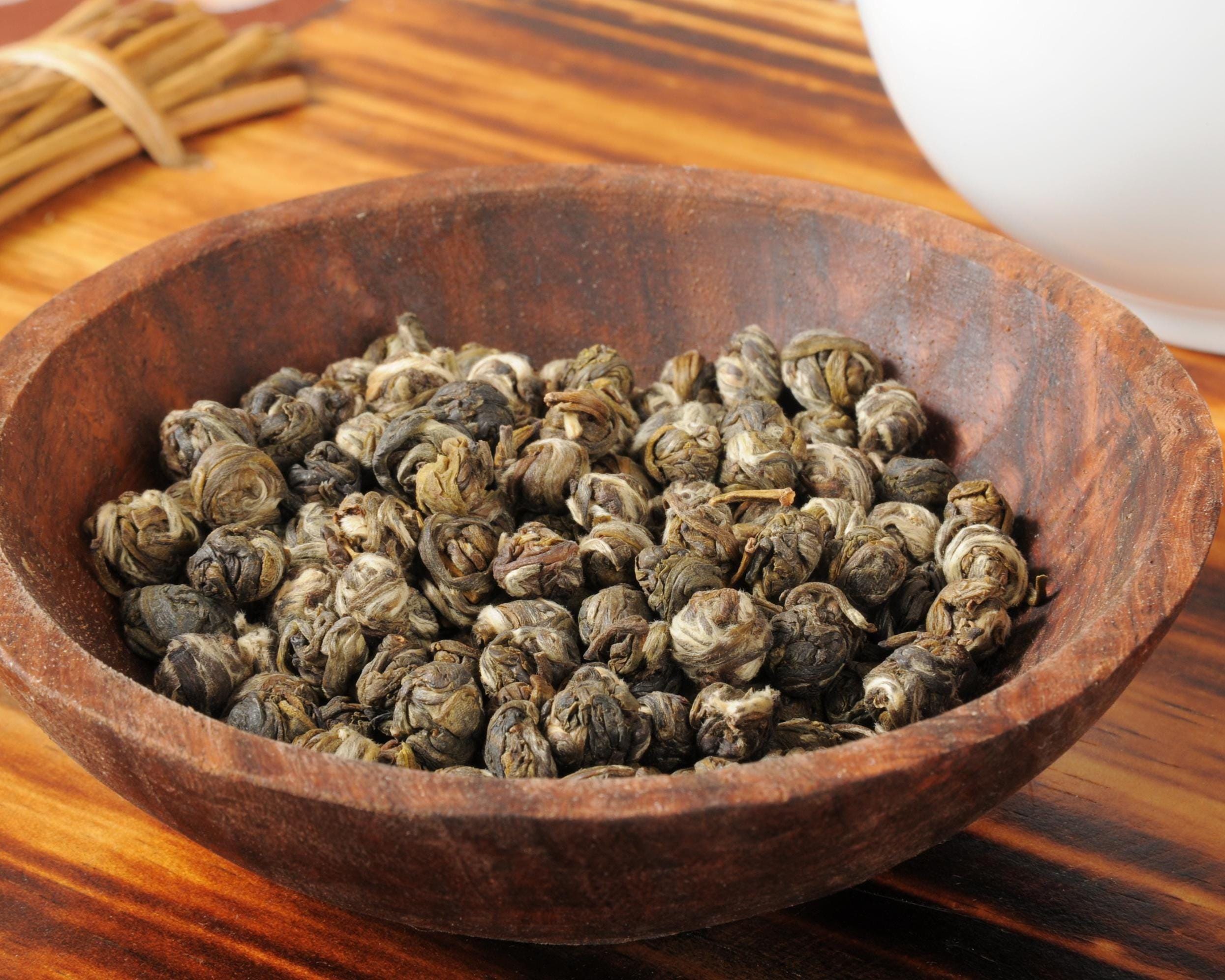 Jasmine Pearls - Green Tea Wildcrafted - Camellia sinensis + Jasminum sambac